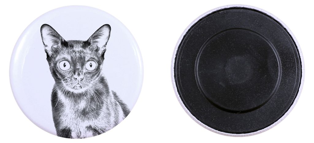 Bombay-Katze - Sammlung von einzigartigen Magneten, eigenes Foto, Marke Art-Dog