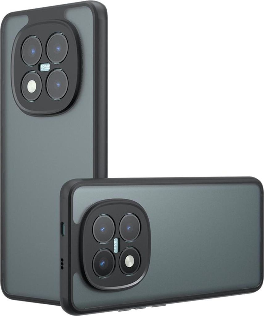 Hybrid Hülle für Xiaomi Redmi Note 15 Pro Plus 5G Kameraschutz TPU Cover Schwarz