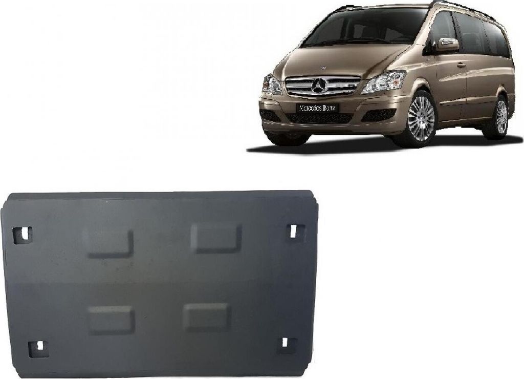 Stahl Unterfahrschutz für Motor Mercedes Viano W639 - 2.2 D 4x2