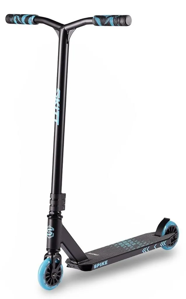 Trottinette freestyle SKITT SPIKE Bleu idéale pour skatepark et rue