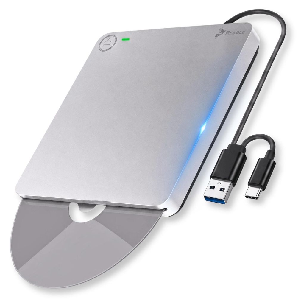 Reagle Lettore Masterizzatore Esterno CD DVD ±RW USB 3.2 Immagine del prodotto 
