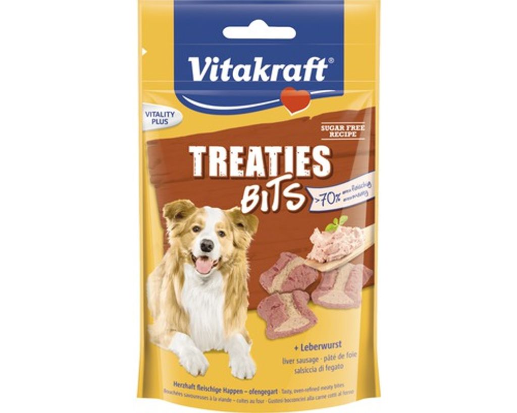 Vitakraft Treaties Bits Leberwurst 120 g Immagine del prodotto 