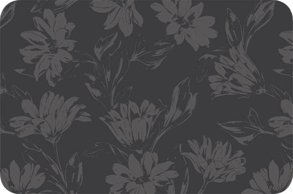 d-c-fix Tischset Rio Stella anthrazit, Rechteck, Grau, Muster, Blumenmuster, 290 mm, 440 mm