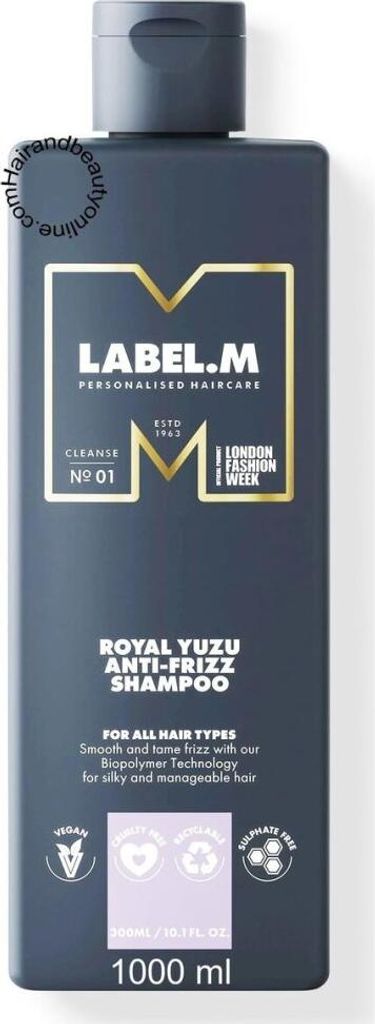 Label.M Royal Yuzu Anti-Frizz Shampoo 1000ml