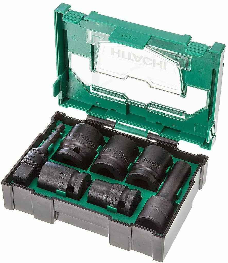 Hitachi 7tlg. Kraft-Stecknuss-Box Produktbild 3