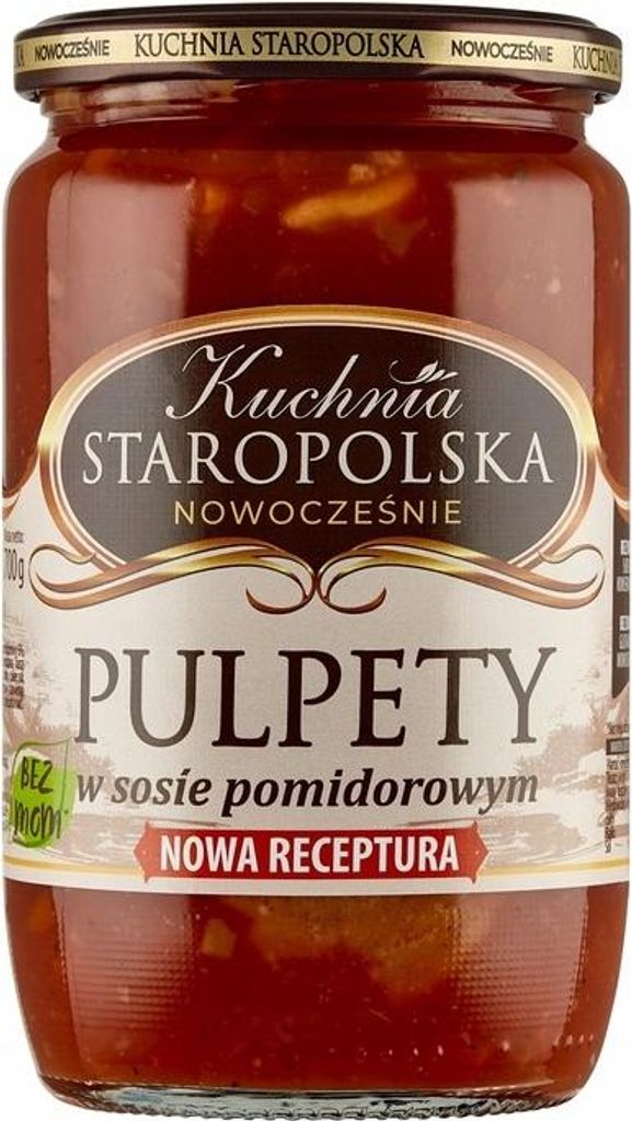 Stará poľská kuchyňa Burgletky v paradajkovej omáčke 700 g Obrázok produktu 