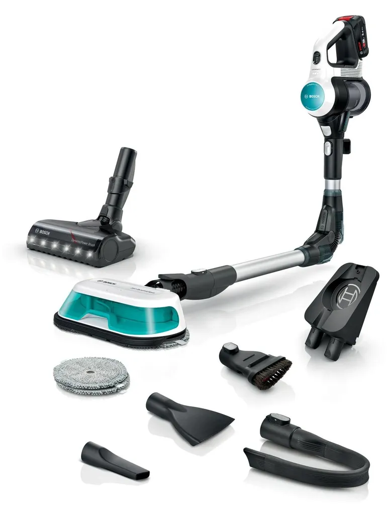 Aspirateur Laveur sans fil Bosch Unlimited 7 ProHygienic Aqua Blanc 2 en 1