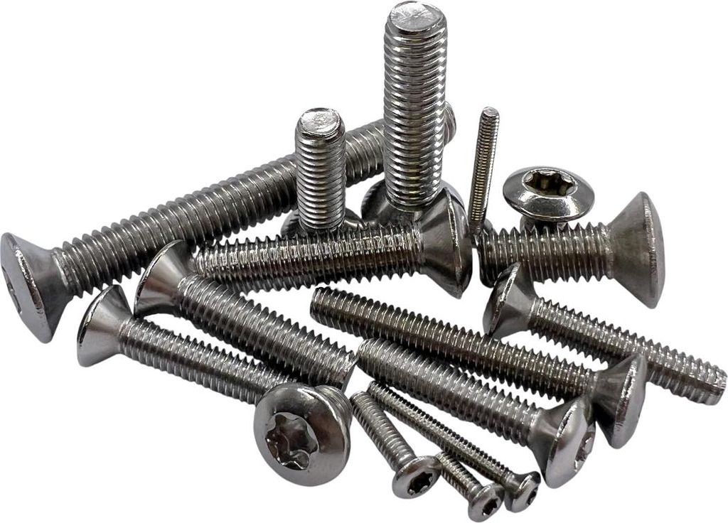 Linsensenkschrauben DIN 966 Edelstahl A2 TORX M 3 12 mm 100 Stk.