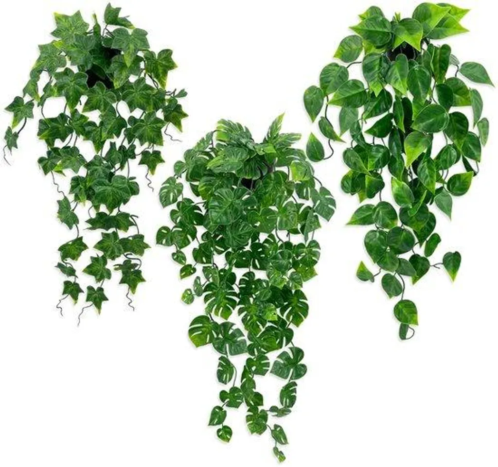 Plante artificielle haut de gamme Philodendron réaliste en pot noir