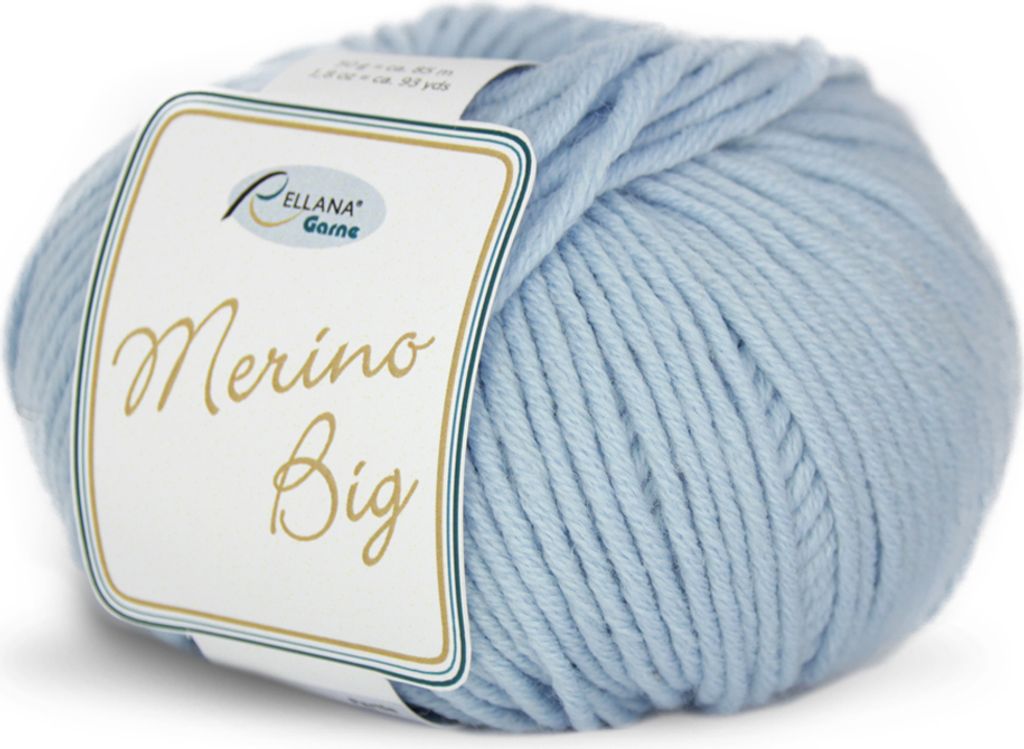 Rellana Merino Big, 60% Schurwolle (Merino), 40% Polyacryl, Produktbild 