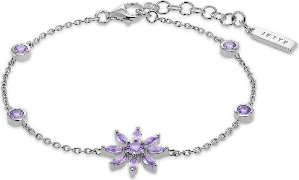 Jette - 89191459 - Armband - Damen - 925er Silber - rhodiniert poliert mit Zirkonia - 17cm