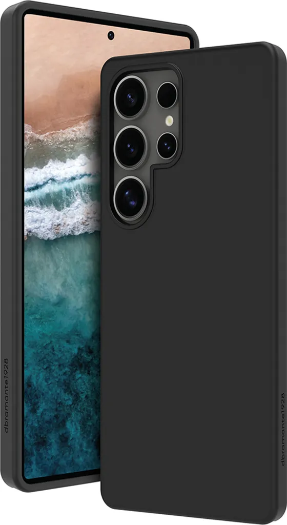 Coque Monaco Samsung S25 Ultra Antichoc - Design Slim Noir Intense