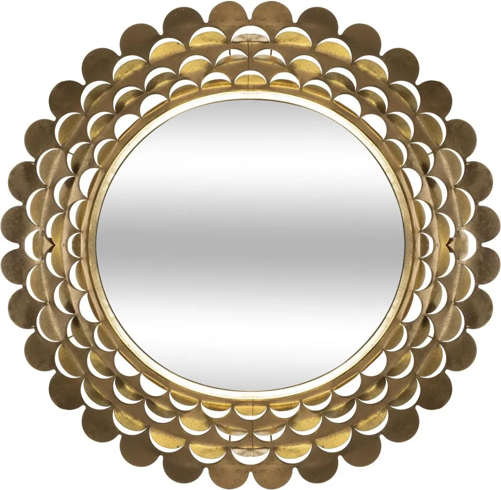 Miroir fleur doré 91 cm : Habillez vos murs vides avec style et éclat