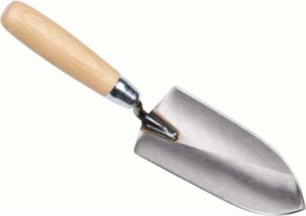 Handspaten mit Buchengriff, B 7 cm Produktbild 