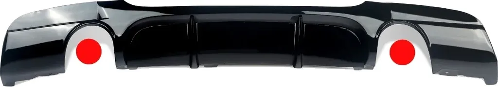 Remplacer diffuseur arrière rayé BMW E90 E91 M Sport noir brillant