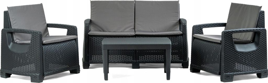 Zestaw Ogrodowy PARADISO CORCIANO Sofa stolik kawowy + 2 Zdjęcie produktu 