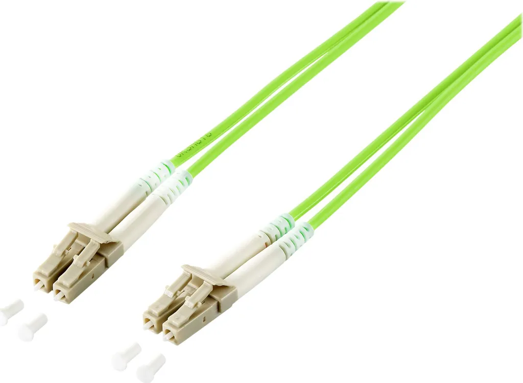 Câble fibre optique Equip LC-LC Duplex Multimode OM5 Vert de 20m 20.00m