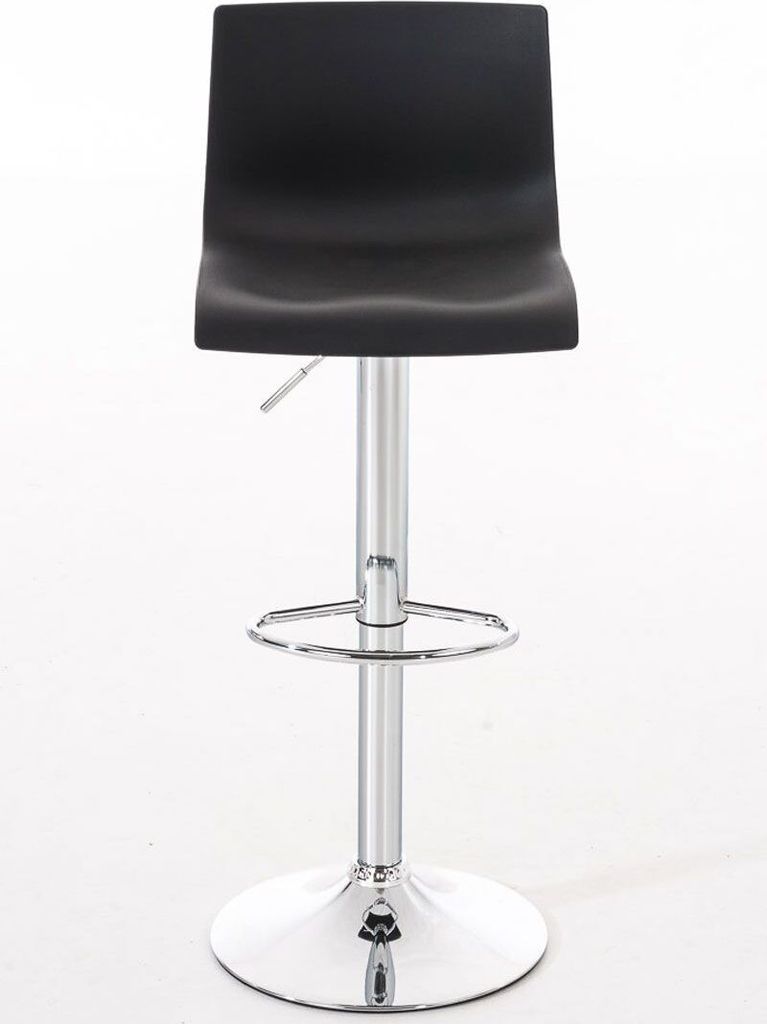 2er Set Barhocker Hoover Kunststoff chrom schwarz