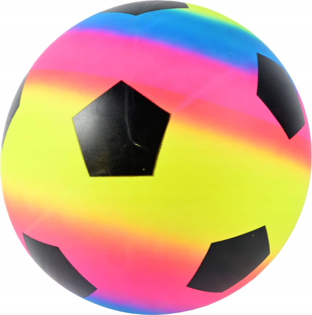 Kinder Gummiball 22cm Bunt - Robuster Spielball für Garten & Strand - Outdoor Spielzeug