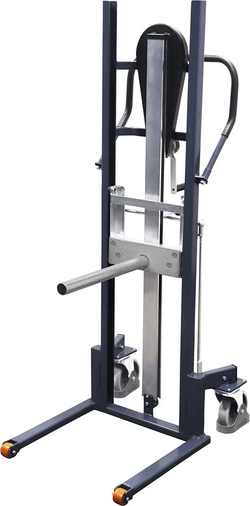 VARIOfit Materialheber inkl. Dorn mit Bereifung aus thermoplastischem Gummi Anthrazitgrau