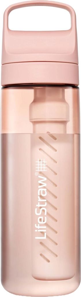 LifeStraw Trinkflasche GO 2.0, Filterflasche, Cherry Blossom Pink, 650ml