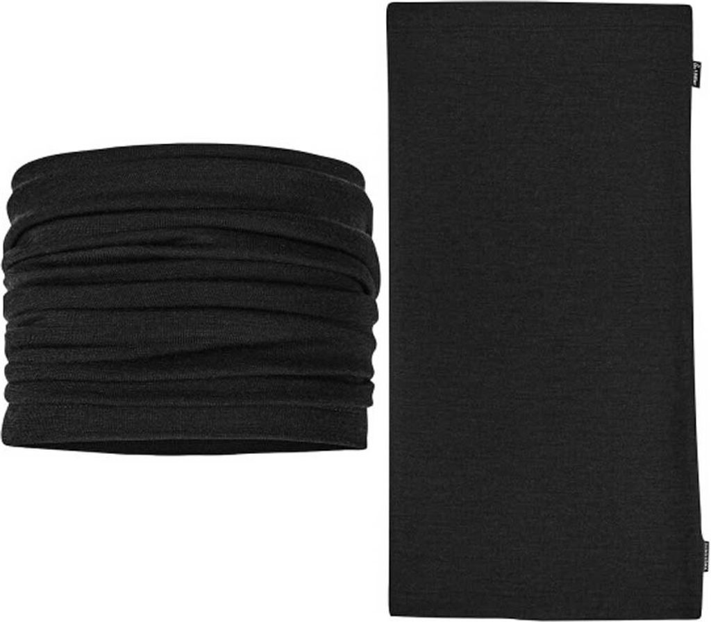 Loeffler Multifunctional Merino Nackenwärmer Schwarz Mann Schwarz One Size