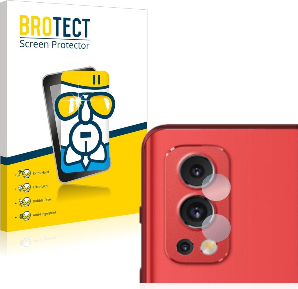 BROTECT Schutzglas für OnePlus Nord 2 5G (NUR Kameraschutz) Schutzfolie Panzer Folie Glas Display Schutz klar