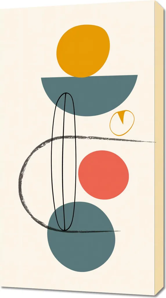 Décoration Murale Image 50 x 90 cm avec Motifs Compositions Identiques