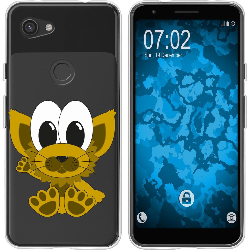 PhoneNatic Case kompatibel mit Google Pixel 3a XL Silikon-Hülle Cutiemals M7