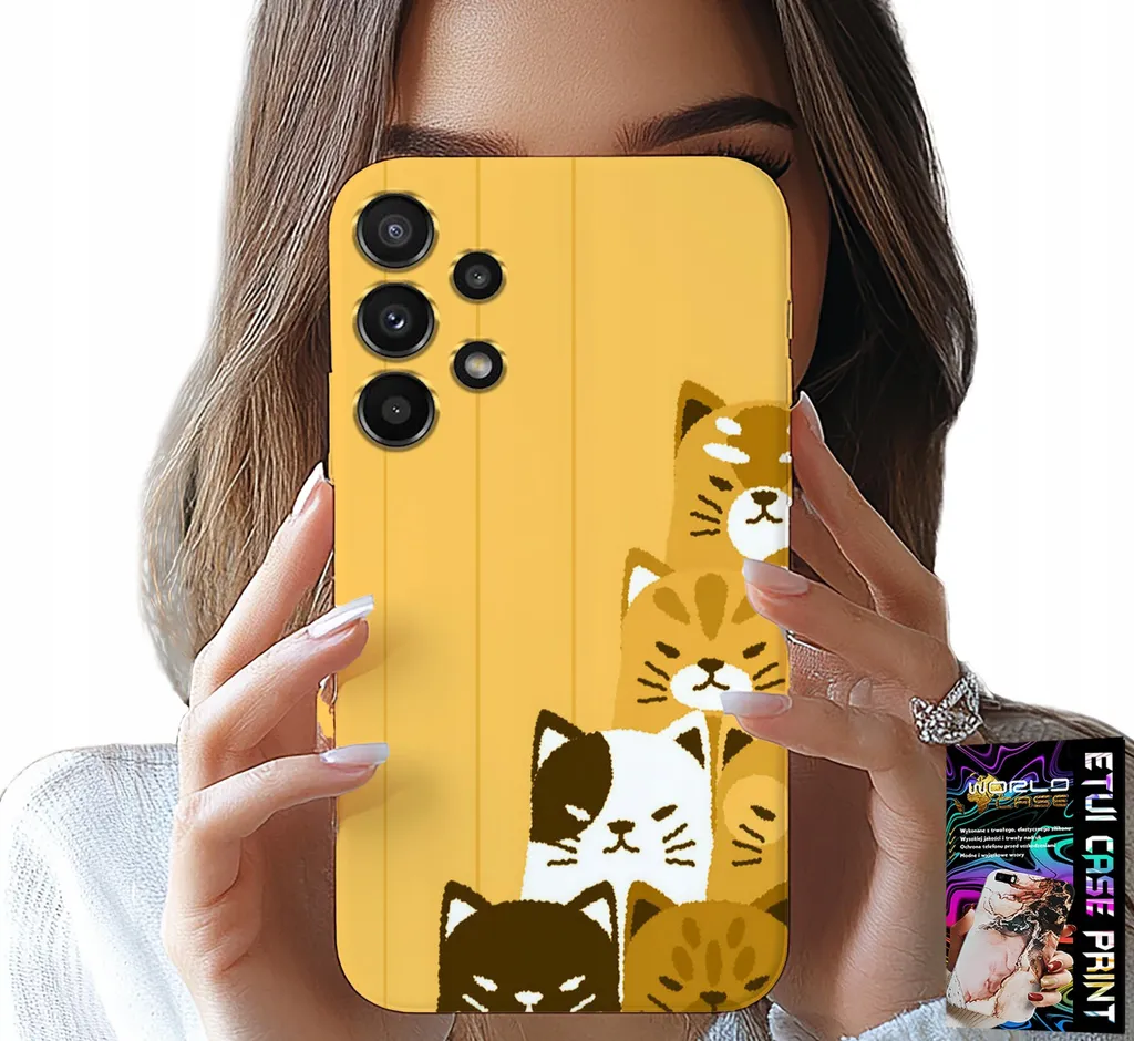 Custodia Per Samsung Galaxy A13 4G - Love Cat, Disegni Con Gatti, Custodia + Vetro