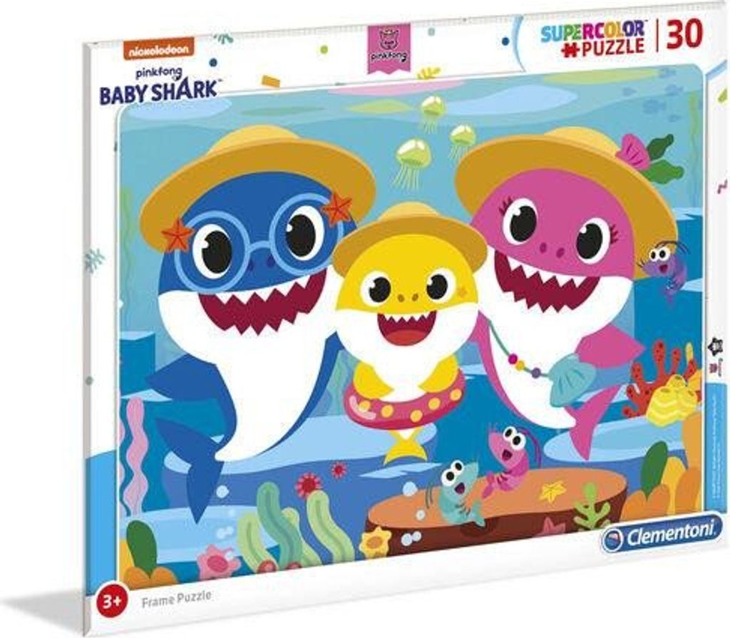 CLEMENTONI Puzzle Baby Shark: Holiday 30 pezzi Immagine del prodotto 