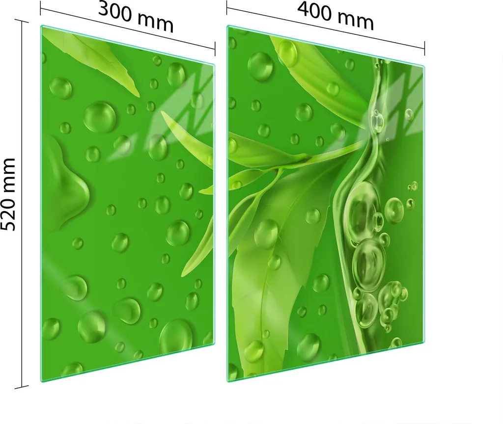 Coprifornelli Universale 70x52 - Vetro Robusto per Tutta la Famiglia - 2