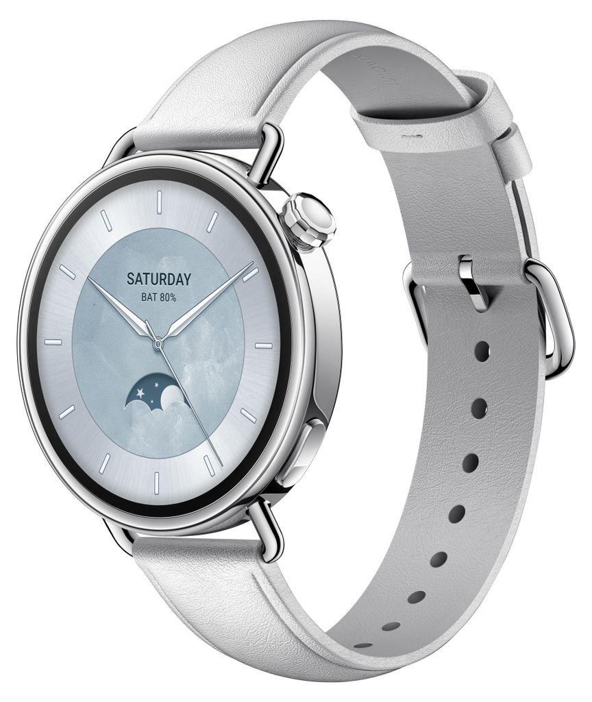Xiaomi Watch S4 41 mm Biała skóra Zdjęcie produktu 