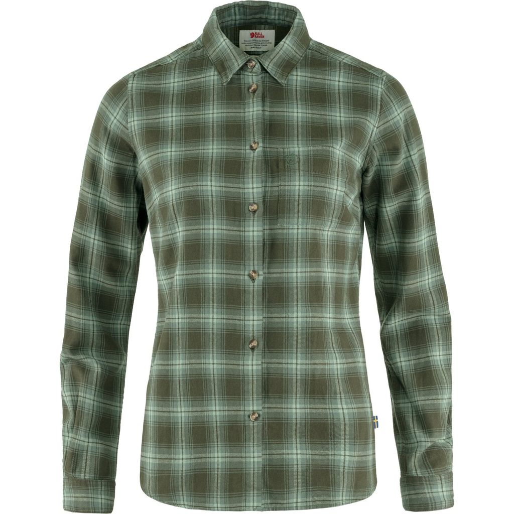 Fjällräven FJÄLLRÄVEN Camicia di flanella Övik Verde Immagine del prodotto 