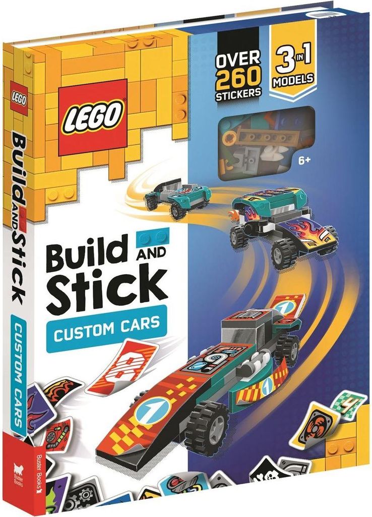 Lego Build & Stick Custom Cars – Lingua: Inglese Produktbild 