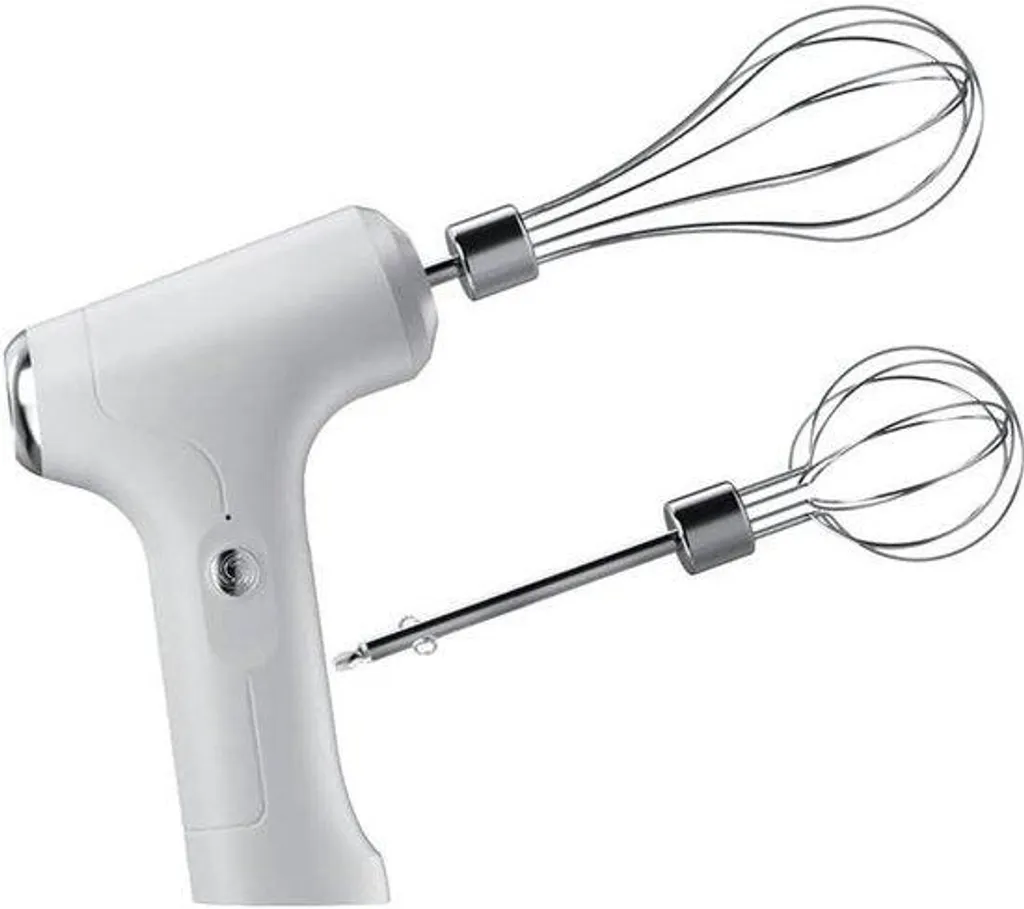Mixeur pudding blanc rechargeable USB nomade pour texture onctueuse