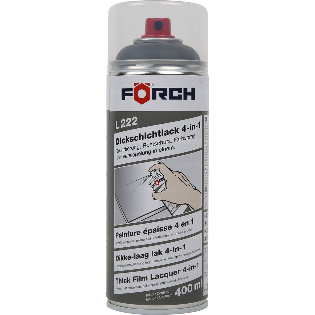 FÖRCH Dickschichtlack 4-in-1 nach RAL-Farben L222 RAL 7043