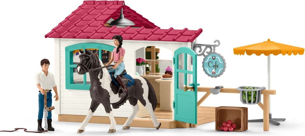 Schleich 42519 Horse Club Reiter-Café Produktbild 3