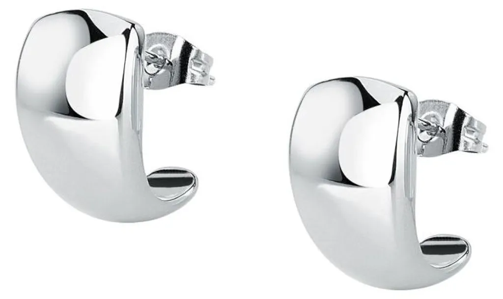 Boucles d'oreilles en acier inoxydable hypoallergénique Onda SAZP21