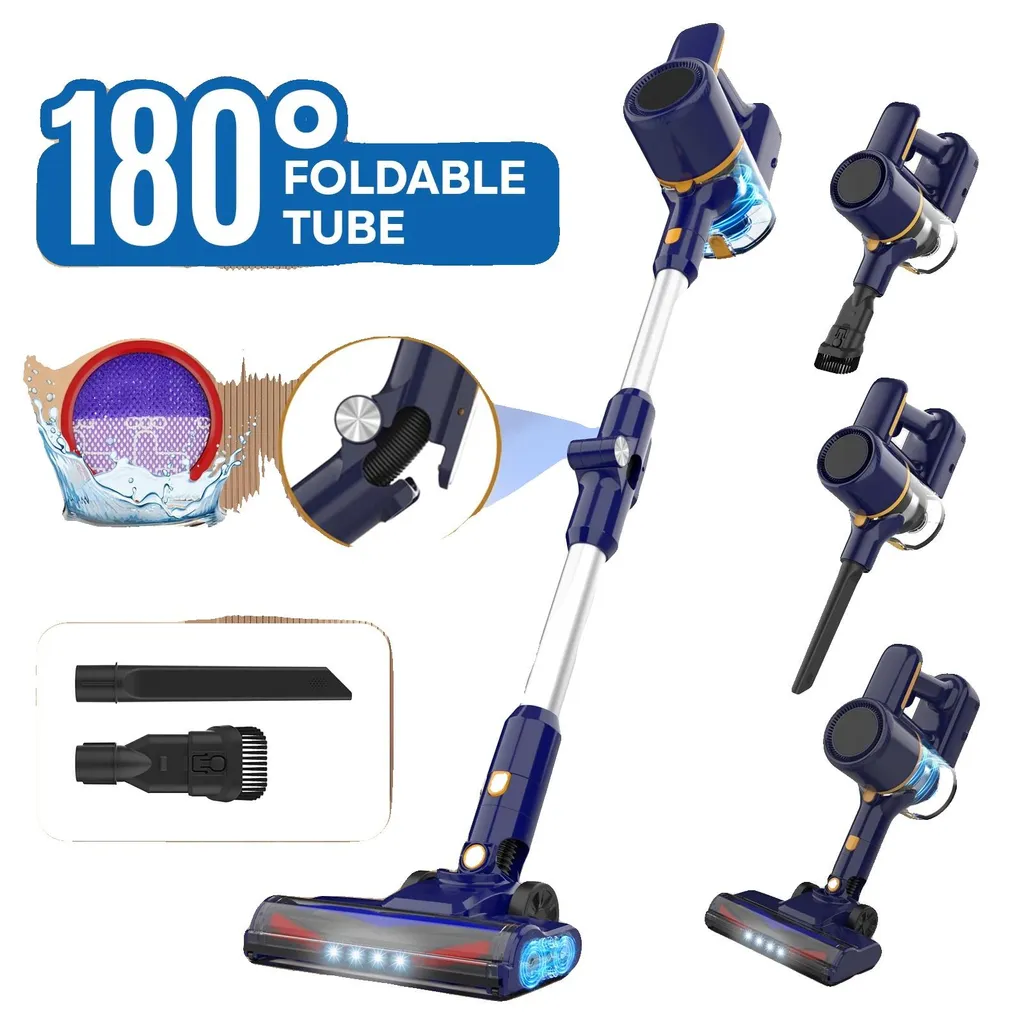 Aspirateur sans fil pour maison propre : haute aspiration 2 modes