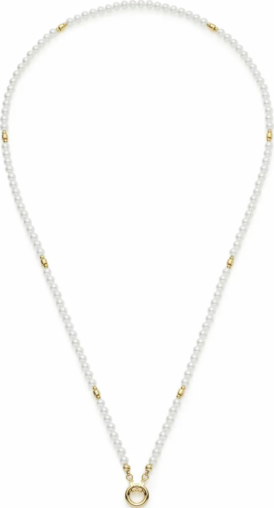 Collier Leonardo pour adultes en verre artisanal - Bijou élégant bleu