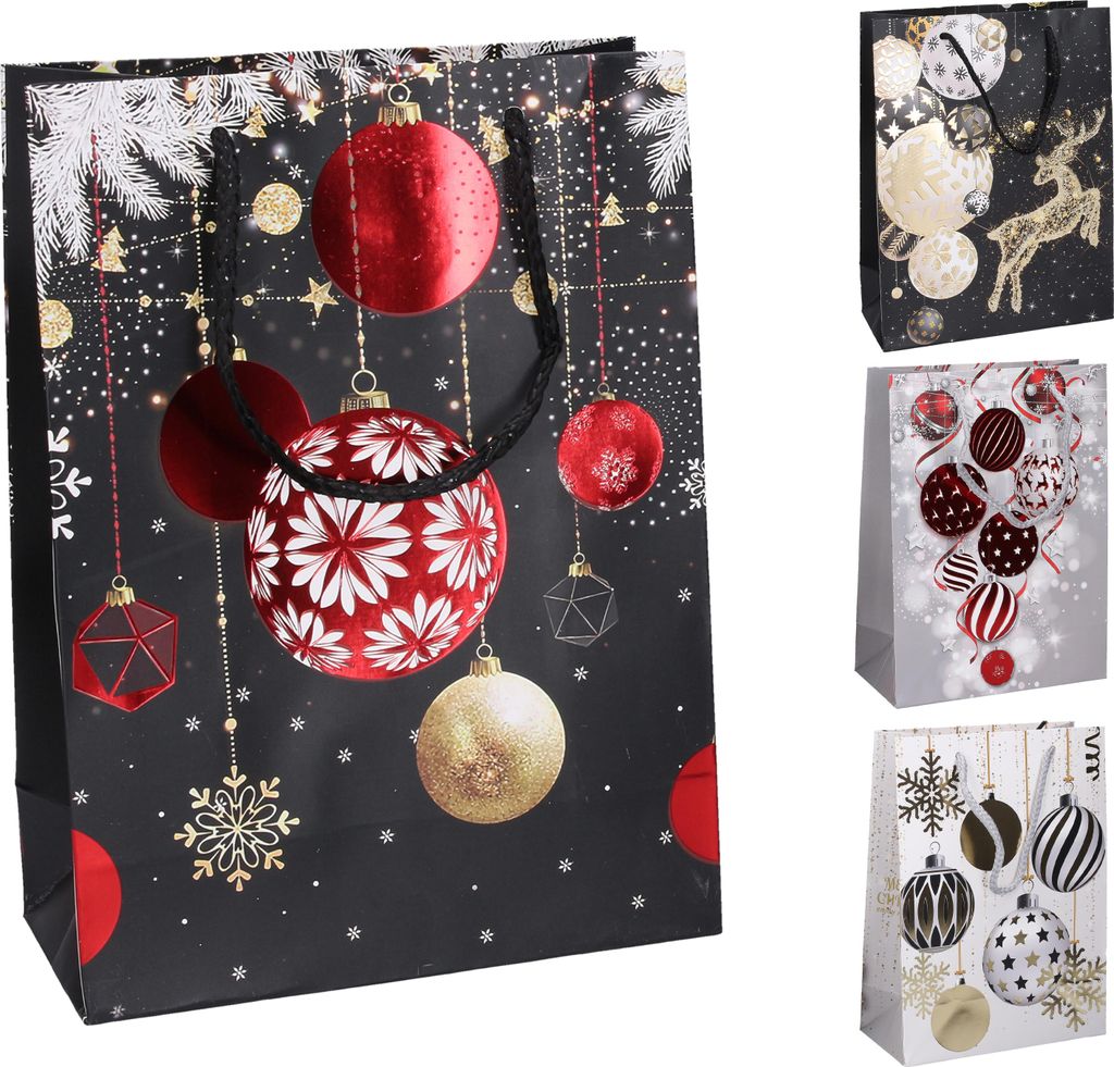 Geschenktüte M 26x32x10 cm Weihnachten