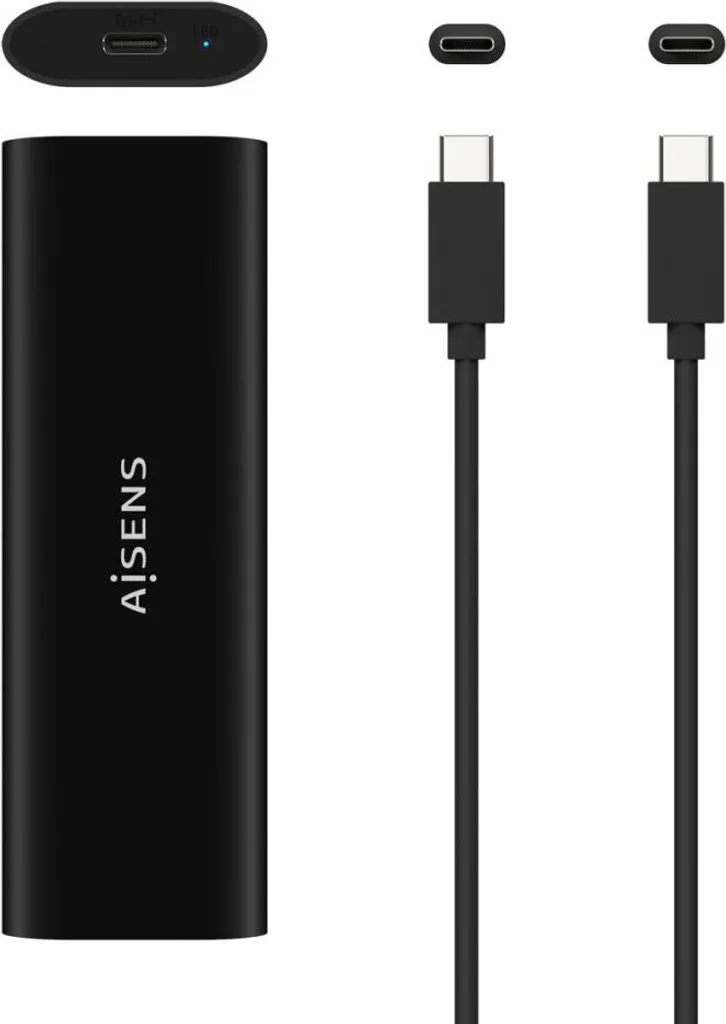 Box SSD M.2 Aisens ASM2-014B USB-C 10Gbps - Adattatore NVMe SATA - 3