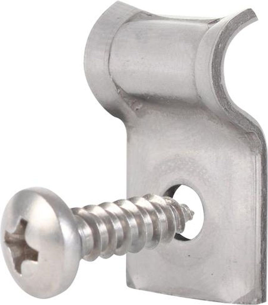 Alberts Spanndrahthalter mit Schraube, Edelstahl 655815