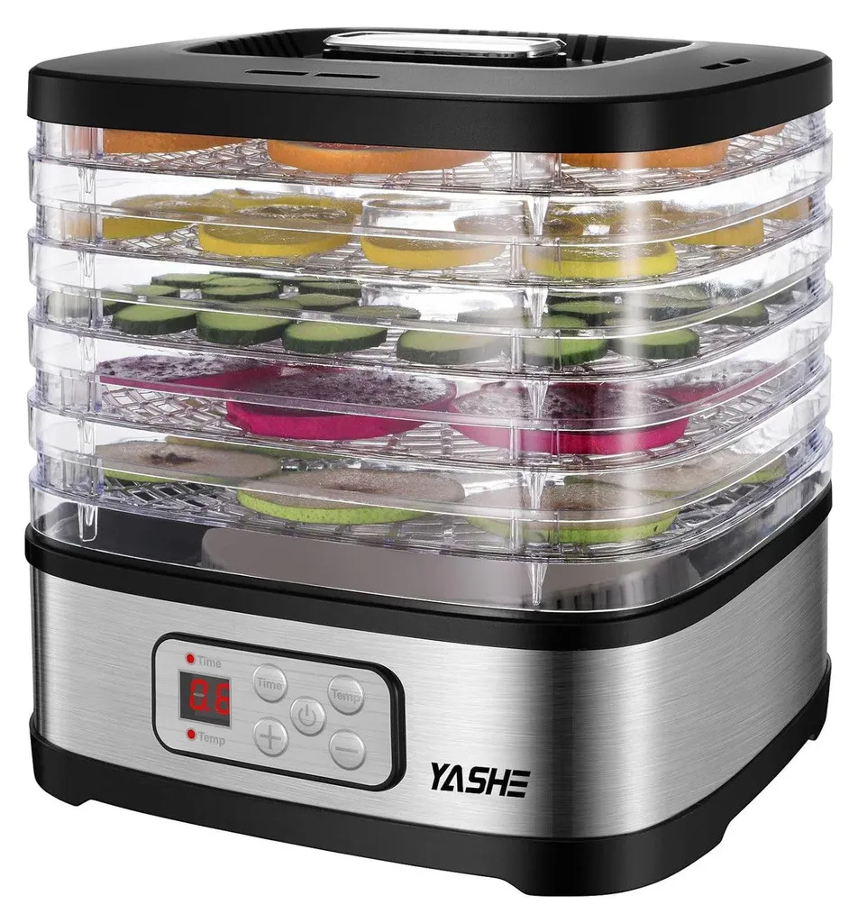 Déshydrateur alimentaire avec minuterie 72h et thermostat 35-70°C