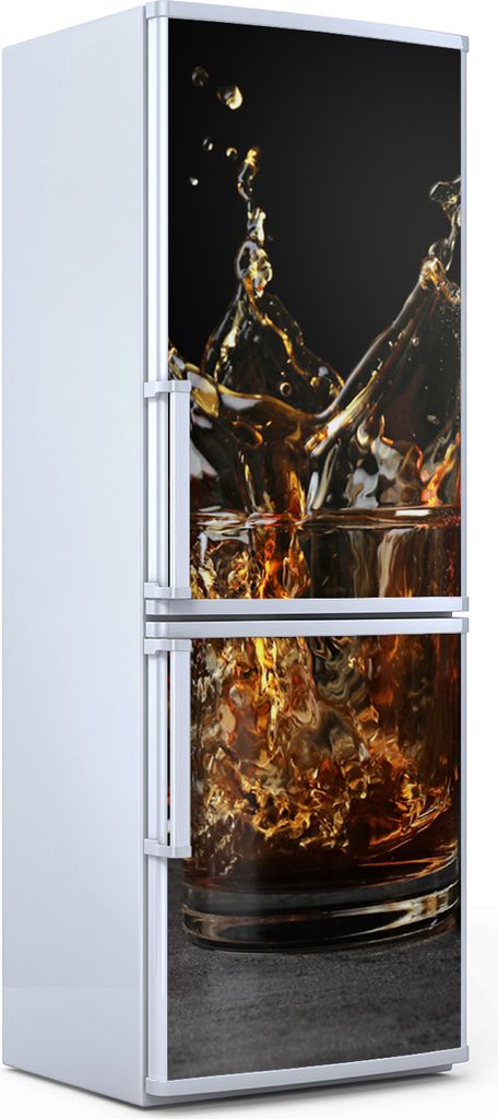 Magnete Dekorative - 60 cm x 180 cm - Küche Magnetmatte Kühlschrankmagnete - Whisky Glas