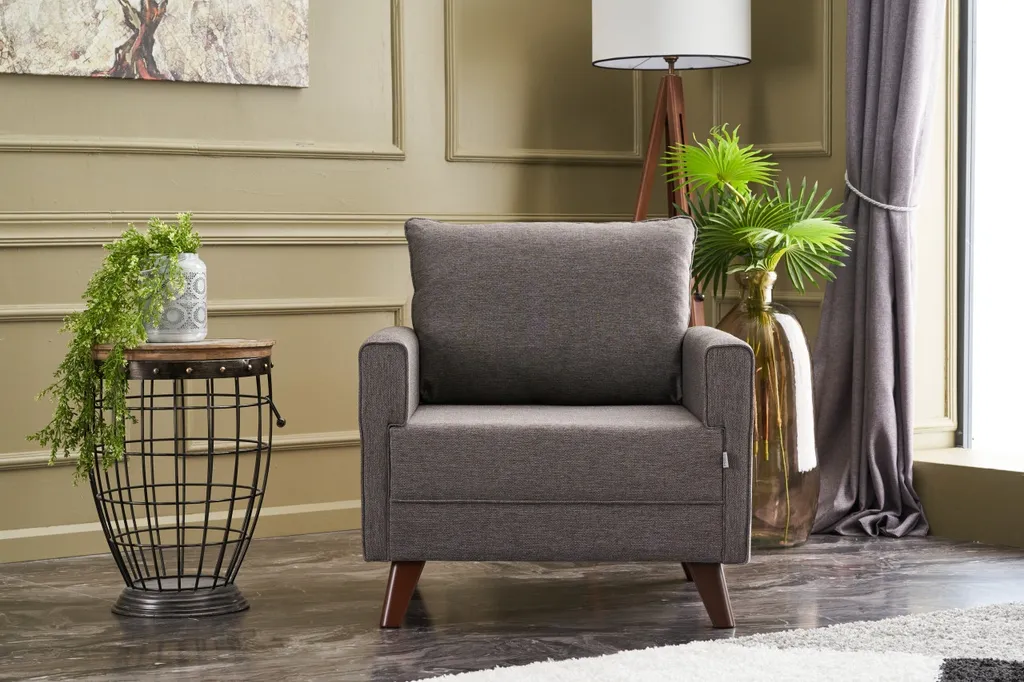 Canapé-lit en Sapin et MDF Bella BLC2580 Marron Hanah Home Robuste