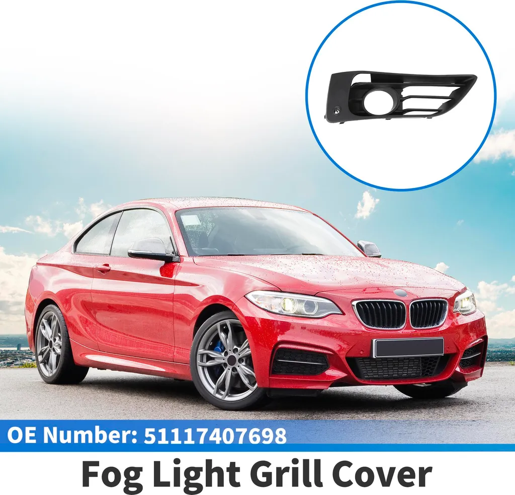 Couvercle de Feu Antibrouillard Inférieur Noir pour BMW Série 2 F23