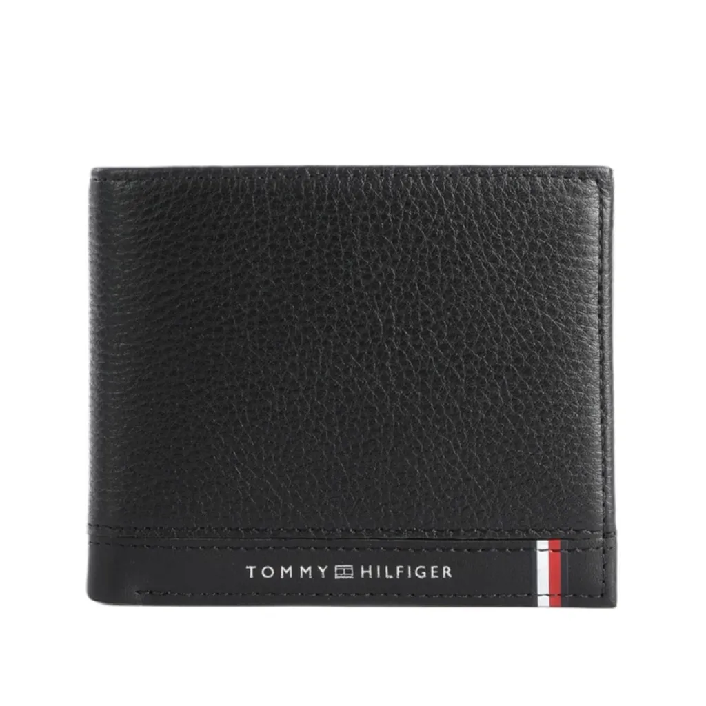 Portefeuille Tommy Hilfiger Central avec fentes cartes et cuir souple