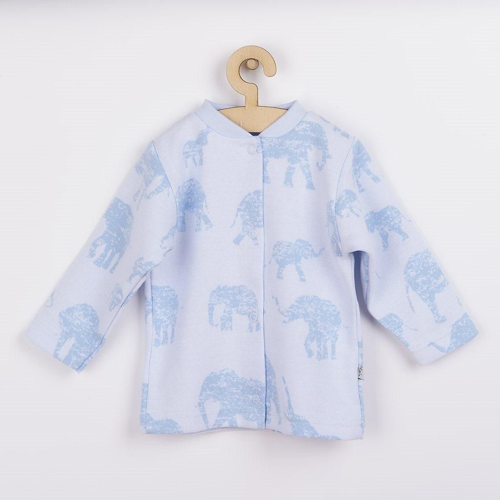 Babymantel Baby Service Elefanten blau, Gr. 74 (6-9m)